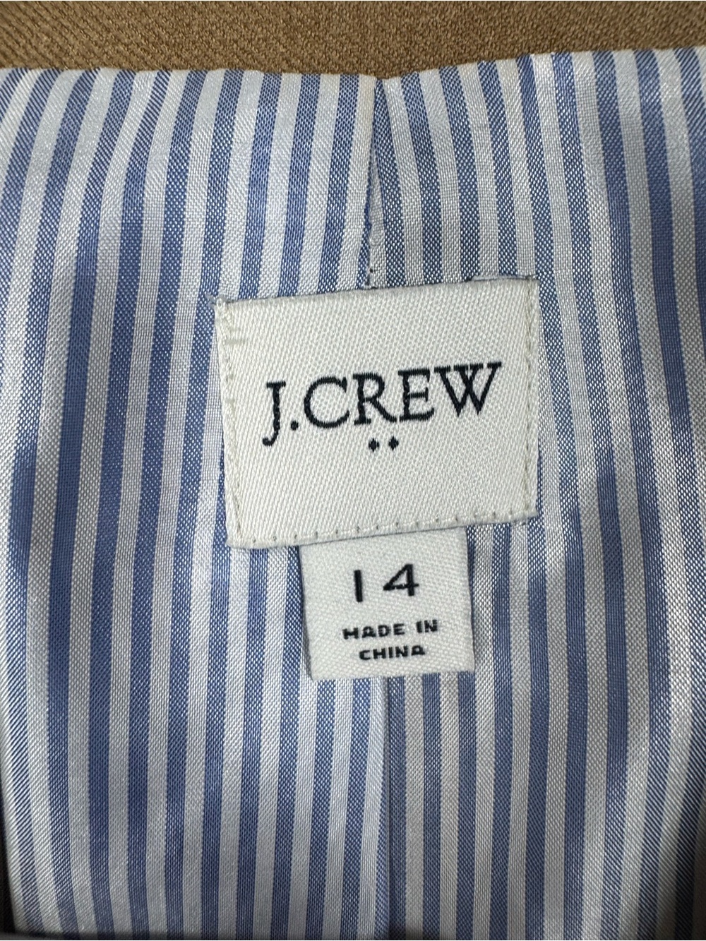 J Crew Womens Blazer Size 14 Clean Girl Academia Preppy Career Old Money Capsule - Picture 3 of 6